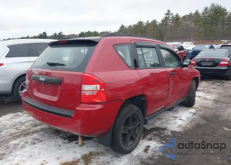 2007 Jeep Compass Sport from USA, damaged, VIN 1J8FF47W67D170773